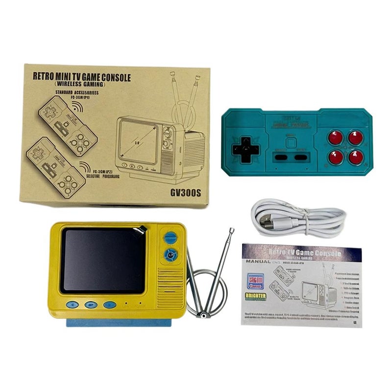 Retro Wireless Mini Game Console Single-Player Handheld Game Console Creative Retro TV Game Console Single-Player Handheld Game Console